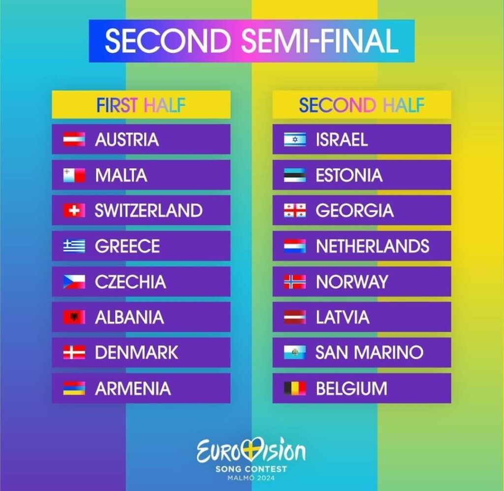Eurovision 2024 second semi-final