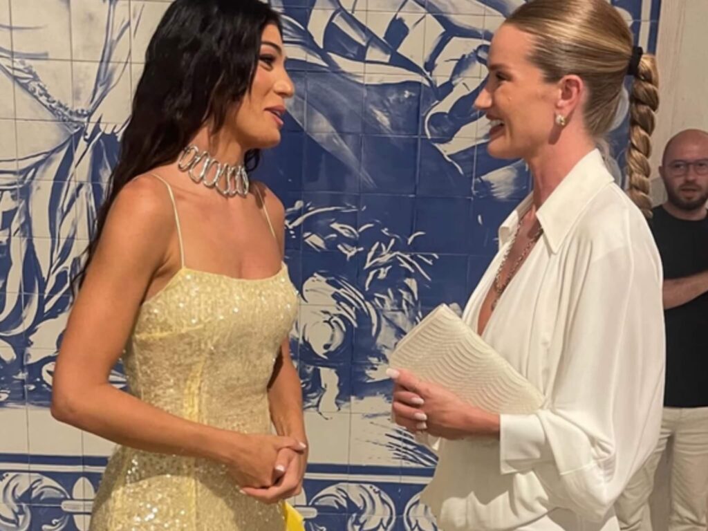 Ήβη Αδάμου συνάντησε από κοντά την Rosie Huntington-Whiteley